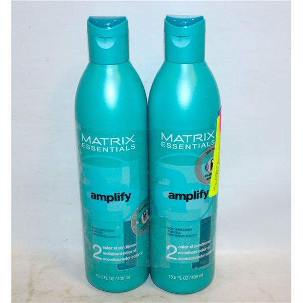 2 MATRIX ESSENTIALS XL CONDITIONER 400 ML BOTTLES