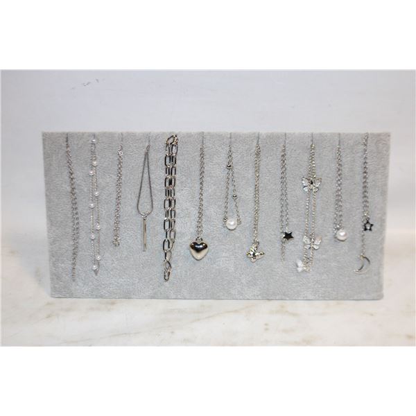 NEW JEWELRY DISPLAY STAND WITH NEW 12 NECKLACES