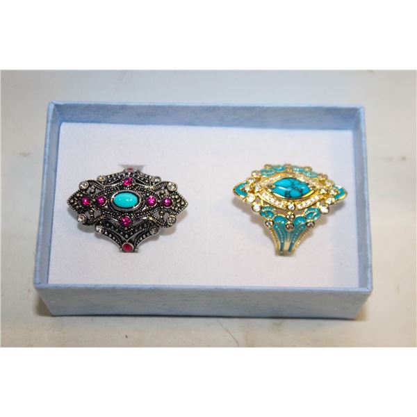 NEW 2PCS/SET RING SET SZ8