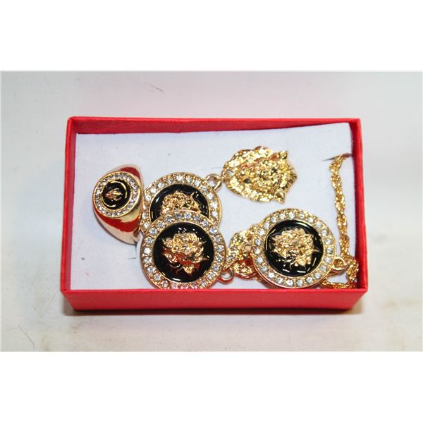 NEW NECKLACE AND RING WITH EARRINGS