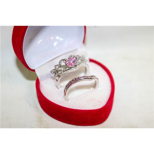 NEW 2PCS/SET RING SET SZ7