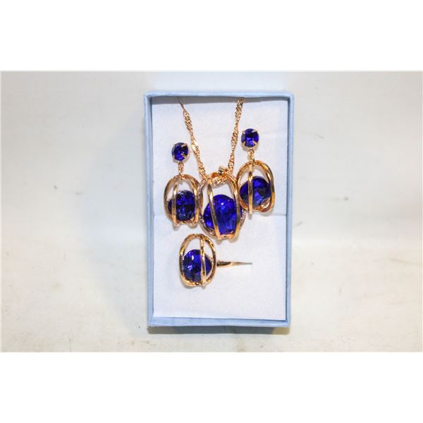 NEW NECKLACE AND RING WITH EARRINGS