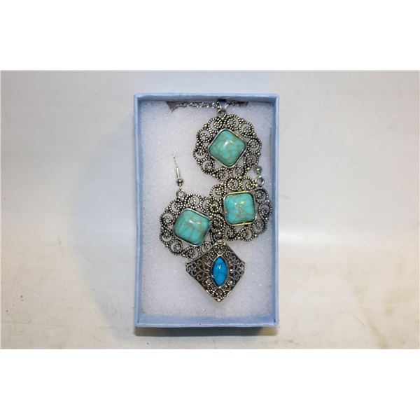 NEW NECKLACE AND RING WITH EARRINGS