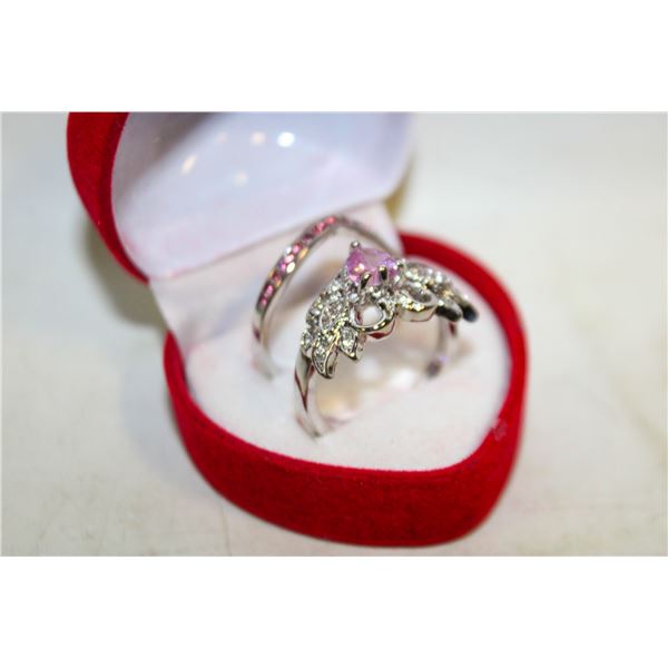 NEW 3PCS/SET RING SET SZ8