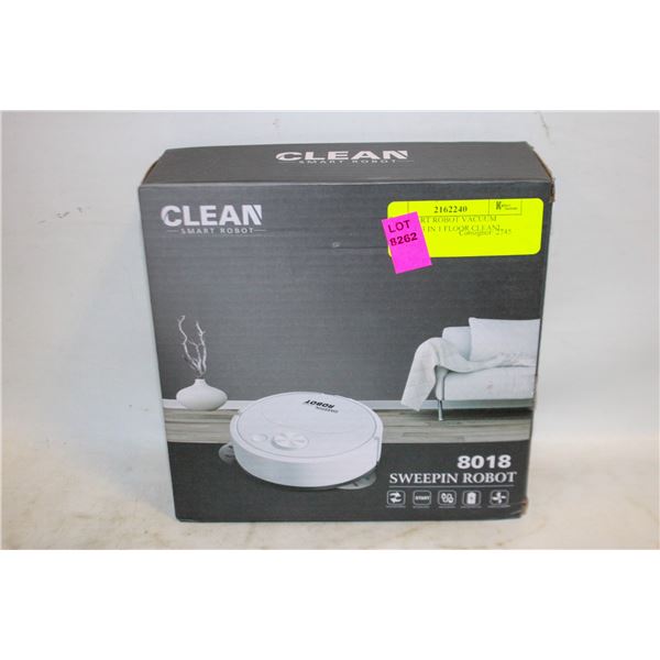 NEW SMART ROBOT VACUUM CLEANER 3 IN 1 FLOOR CLEANI