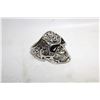 Image 1 : NEW HEAVY  FREEMASON  SKULL HEAD RINGS BIKER SZ12