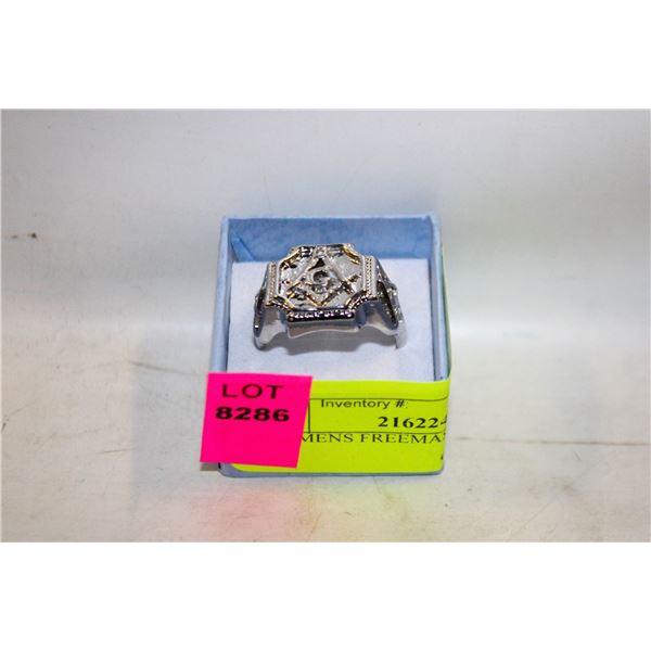 NEW MENS FREEMASON RING SIZE 12