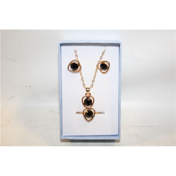 NEW NECKLACE AND RING WITH EARRINGS