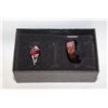 Image 1 : NEW 2PCS RED COUPLE RINGS FOR MEN SZ11
