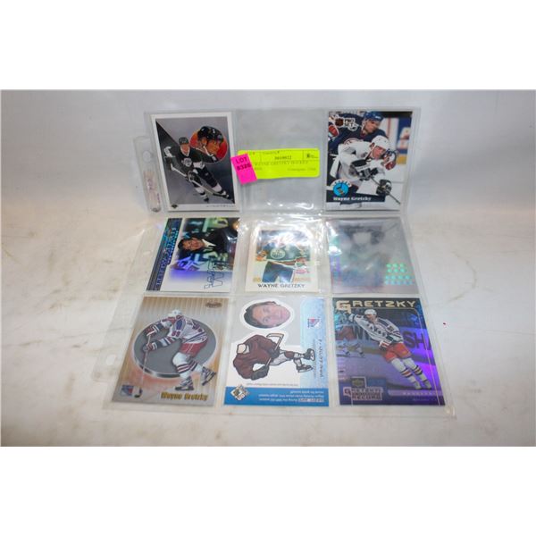 8X WAYNE GRETZKY HOCKEY CARDS