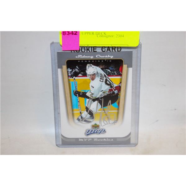 SIDNEY CROSBY MVP ROOKIES  UPPER DECK
