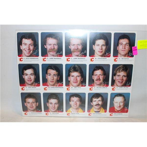 1985-86 UNCUT SHEET 2X MCDONALDS