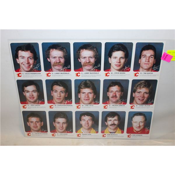 1985-86 UNCUT SHEET 2X MCDONALDS