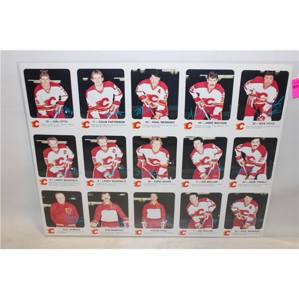 1986-87 UNCUT SHEET GARRY SUTER RC