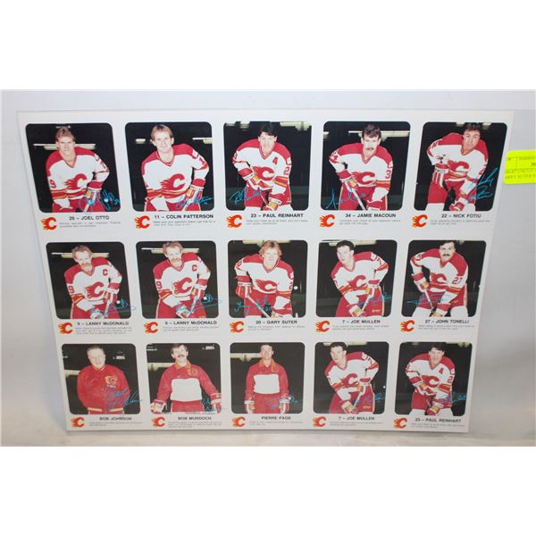 1986-87 UNCUT SHEET GARRY SUTER RC