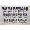 Image 1 : 1986-87 UNCUT SHEET COFFEY LOWE MESSIER
