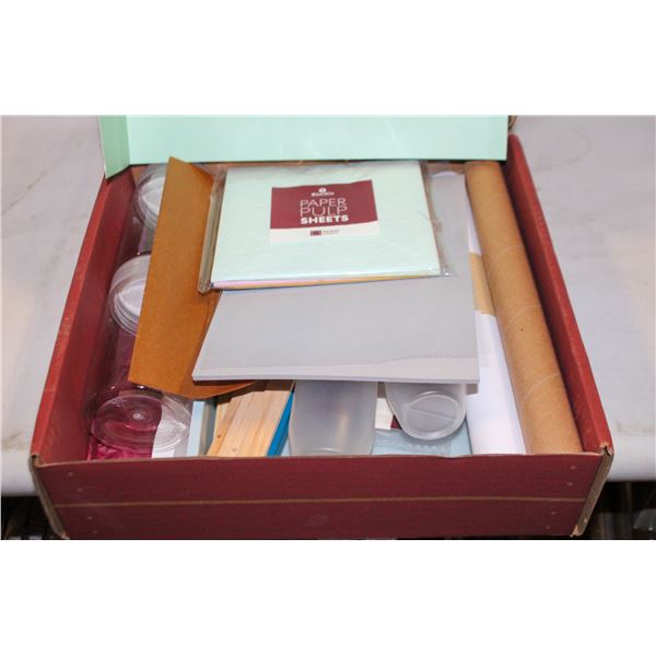 NEW MAKER CRATE "PULP PAPER PAINTINGS" ARTS