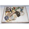 Image 1 : LARGE FLAT FULL OF ESTATE JEWELRY-ESTATE