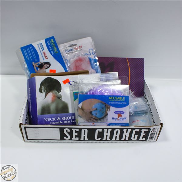 LOT OF HOT/COLD REUSABLE PADS