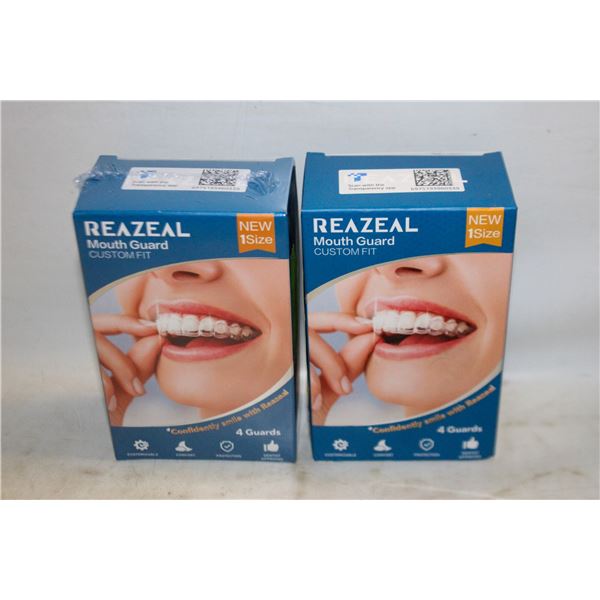 2 PACK REAZEAL MOUTH GUARD FOR
