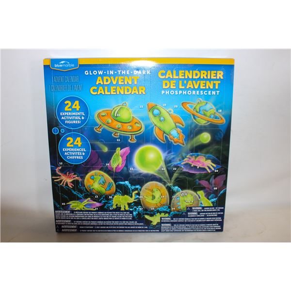 GLOW IN THE DARK ADVERT CALENDER WITH
