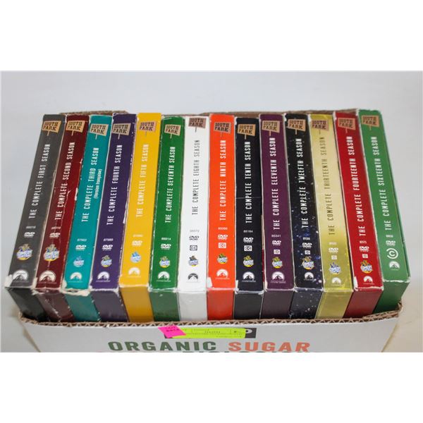 14 SOUTH PARK SEASONS ON DVD
