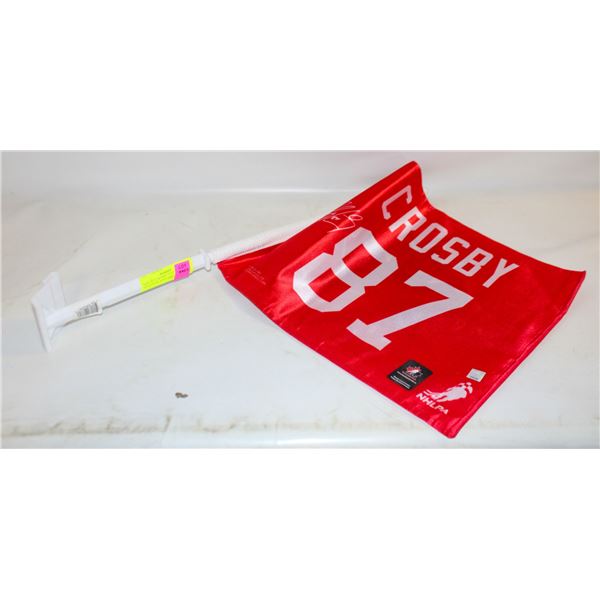 NEW 2010 CROSBY FLAG OLYMPICS SIGNATURE WITH NHLPA
