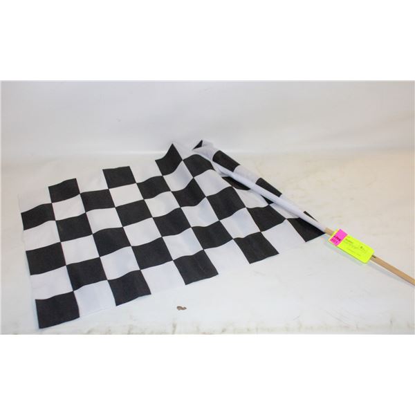 CHECKERED FLAG 12" X 18"