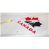 Image 1 : HOCKEY CANADA FLAG WHITE 12" X 17"