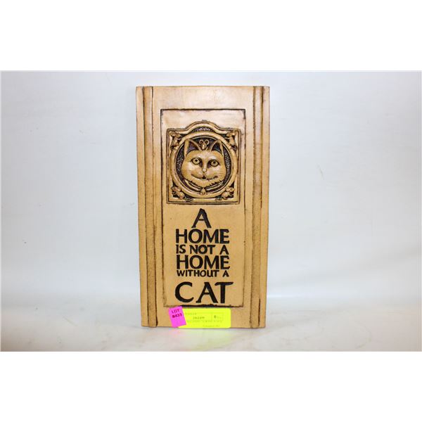 RESIN WALL HANG "A HOME IS NOT A HOME