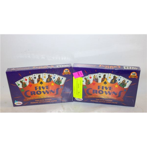 2 PACKS SEALED FIVESTAR CROWN BOARD