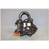Image 1 : HIGH SECURITY RAILWAY SWITCH LOCK W/CHAIN NO KEY