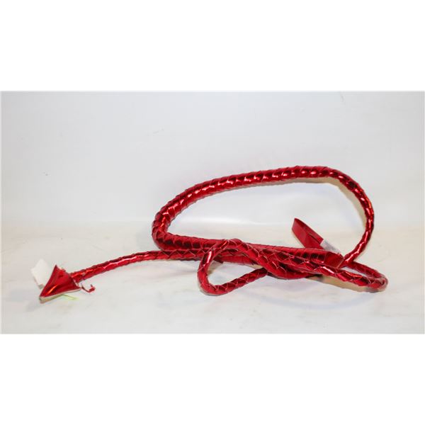 RED DEVIL WHIP APPROX 6FT-ESTATE