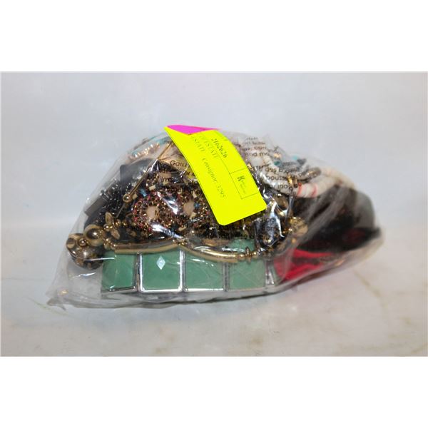BAG FULL OF ESTATE JEWELRY-ESTATE