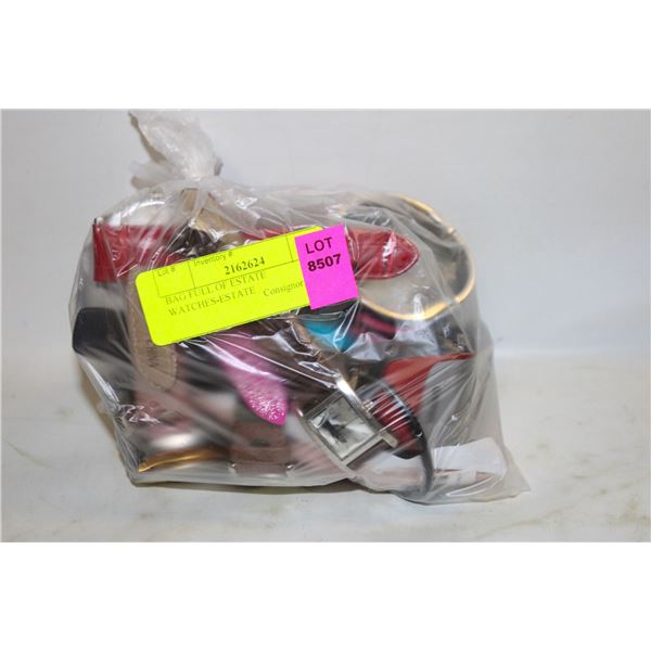 BAG FULL OF ESTATE WATCHES-ESTATE