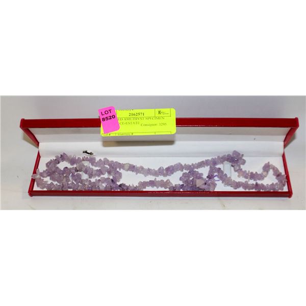 POLISHED AMETHYST SPECIMEN NECKLACE-ESTATE