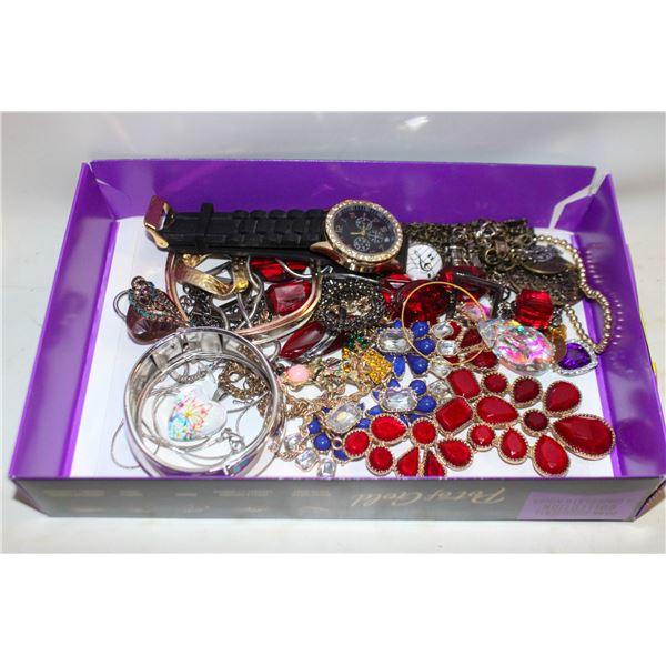 FLAT FULL OF ESTATE JEWELRY-ESTATE