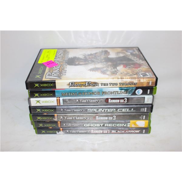 7 XBOX GAMES