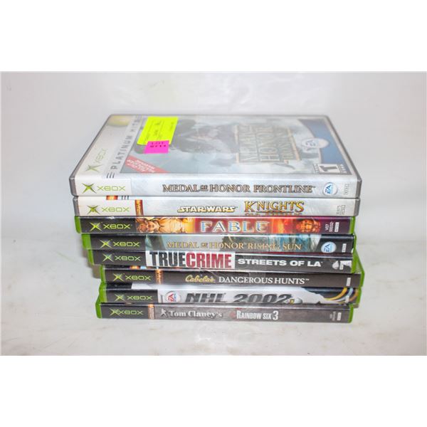 8 XBOX GAMES