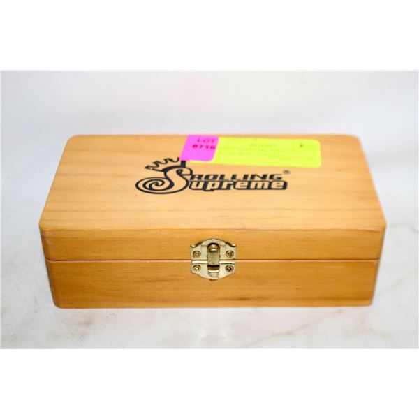 ROLLING SUPREME TOBACCO STORAGE BOX, UNUSED