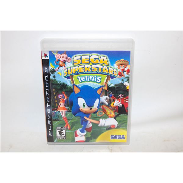 SEGA SUPERSTARS TENNIS PLAYSTATION3 PS3 VIDEO GAME