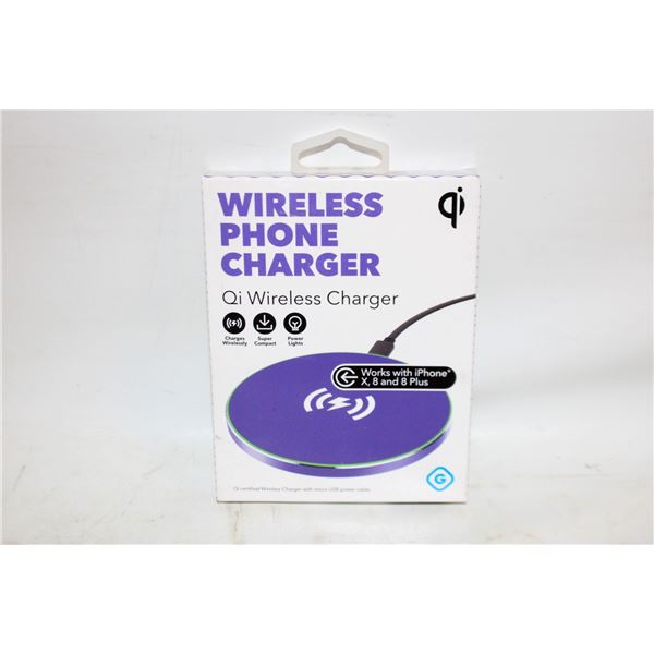NEW QI WIRELESS PHONE CHARGER