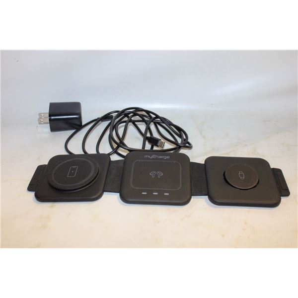 MY CHARGE 3 IN 1 FOLDING WIRELESS CHARGING PAD