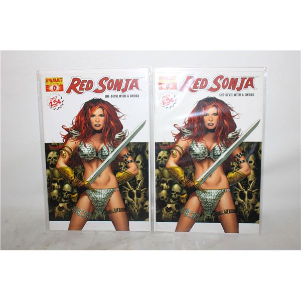 2 RED SONJA COMICS