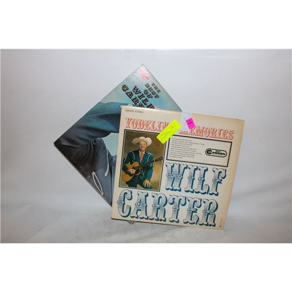 2 WILF CARTER RECORDS