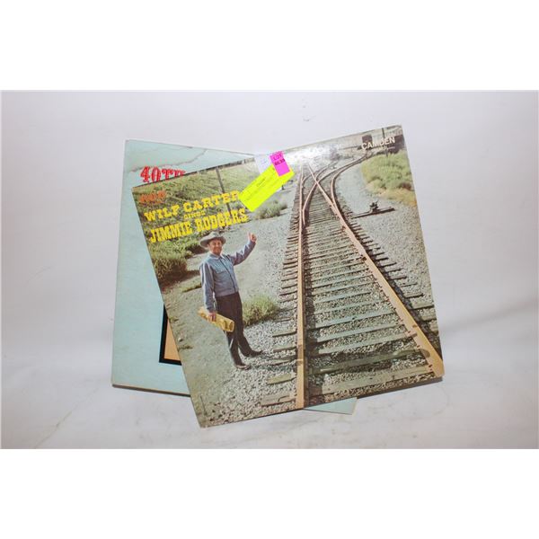 2 WILF CARTER RECORDS