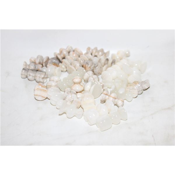 VINAGE ONYX CHESS PIECES