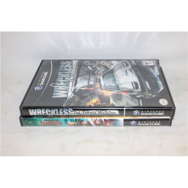 WRECKLES + NARNINA GAMECUBE GAMES