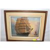 Image 1 : VINTAGE SAILBOAT ART WALL ART