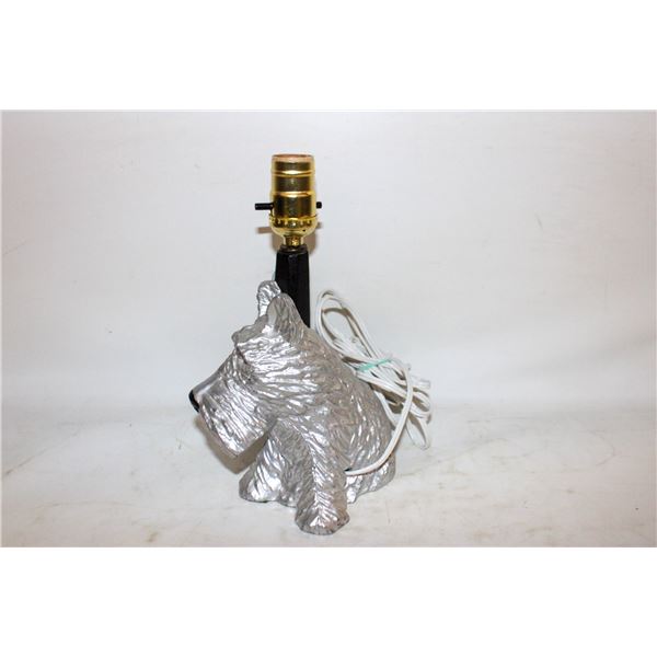 VINTAGE SCOTTISH TERRIER LAMP TESTED
